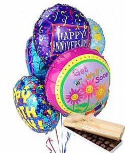 Huge helium balloons for parties